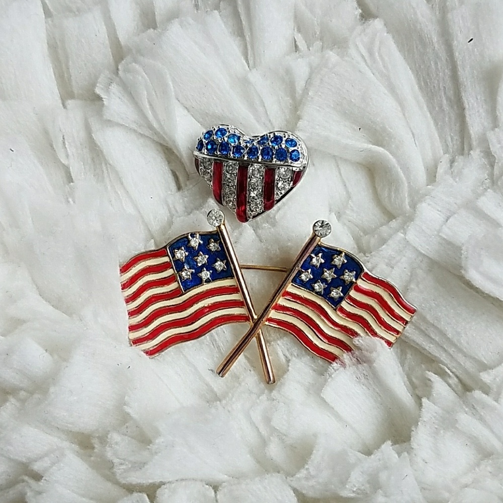 His and Hers Patriotic Pins